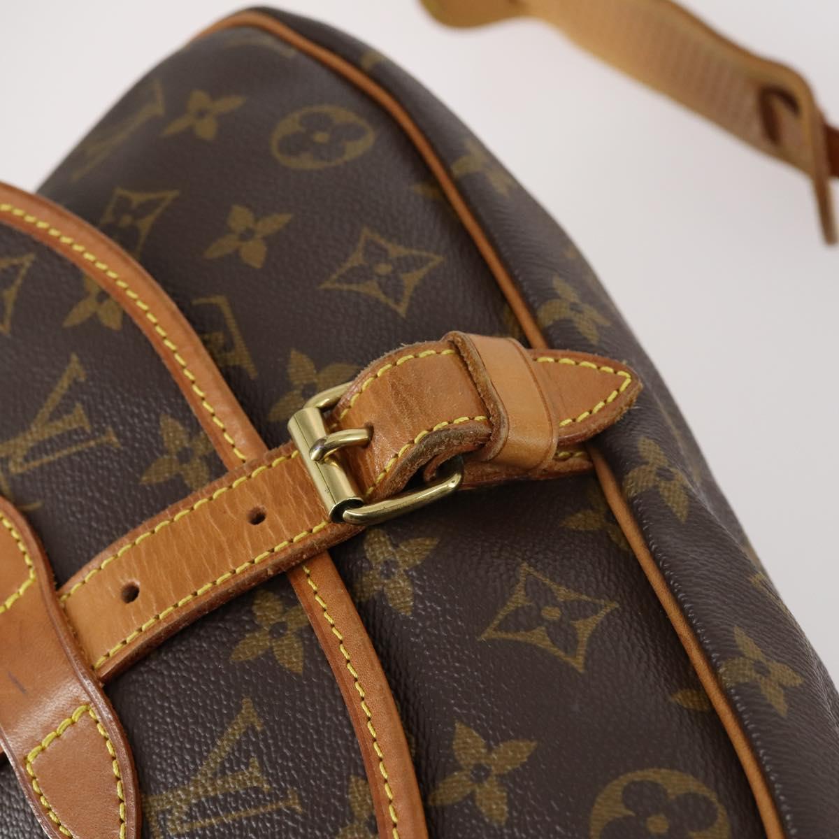 LOUIS VUITTON Monogram Saumur 30 Shoulder Bag M42256 LV Auth 142506