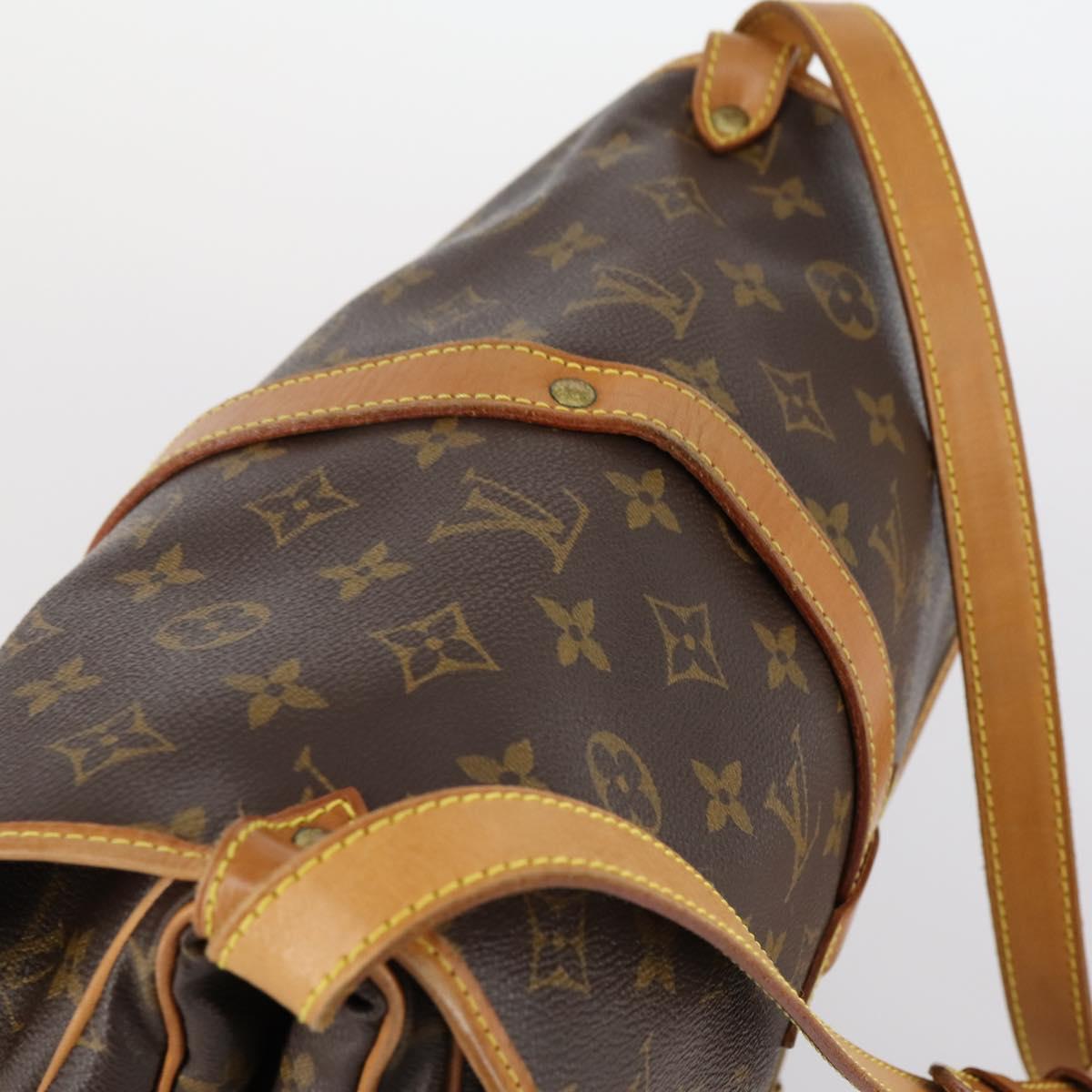 LOUIS VUITTON Monogram Saumur 30 Shoulder Bag M42256 LV Auth 142506