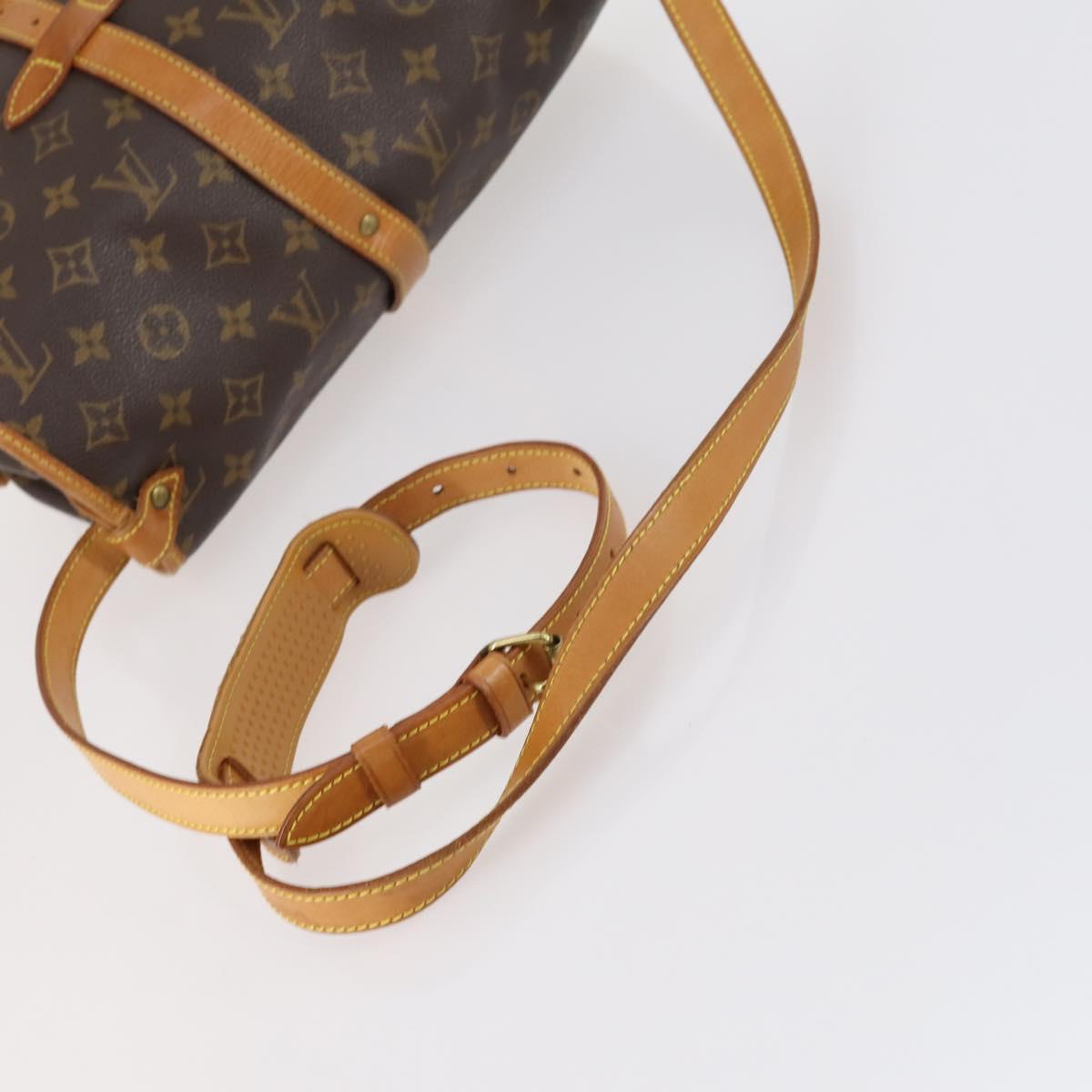 LOUIS VUITTON Monogram Saumur 30 Shoulder Bag M42256 LV Auth 142506