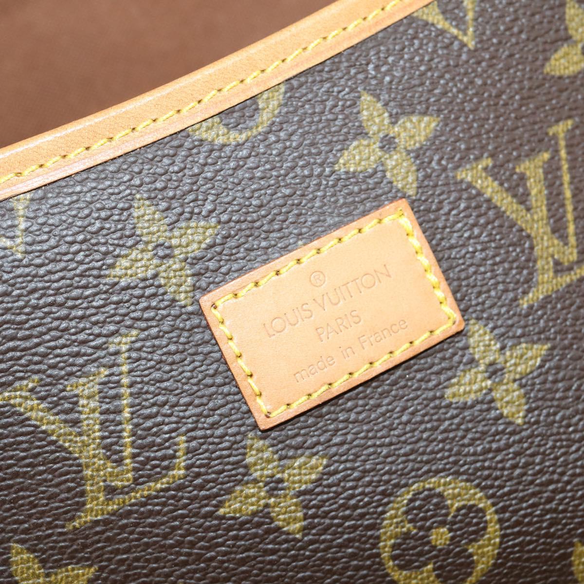 LOUIS VUITTON Monogram Saumur 35 Shoulder Bag M42254 LV Auth 142507