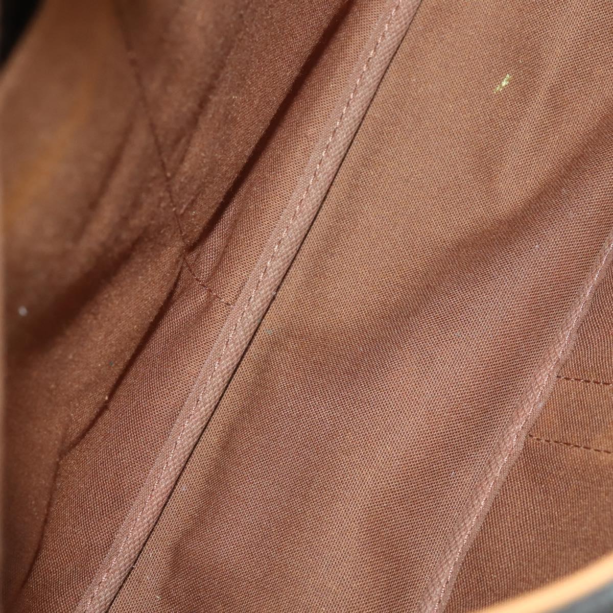 LOUIS VUITTON Monogram Saumur 35 Shoulder Bag M42254 LV Auth 142507