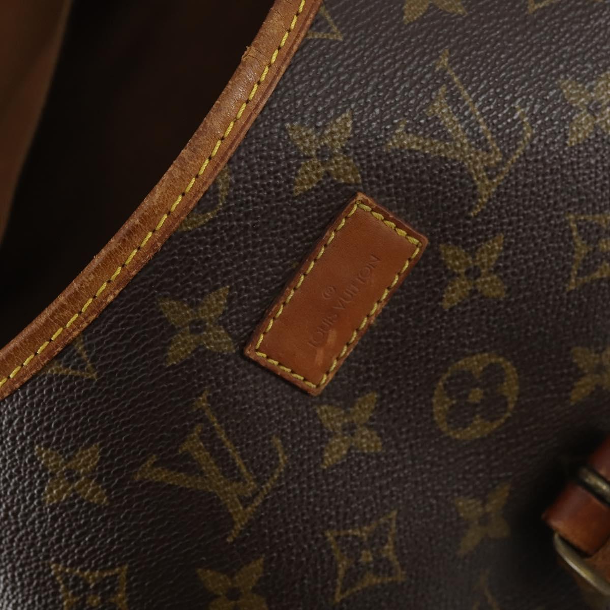LOUIS VUITTON Monogram Saumur 35 Shoulder Bag M42254 LV Auth 142508