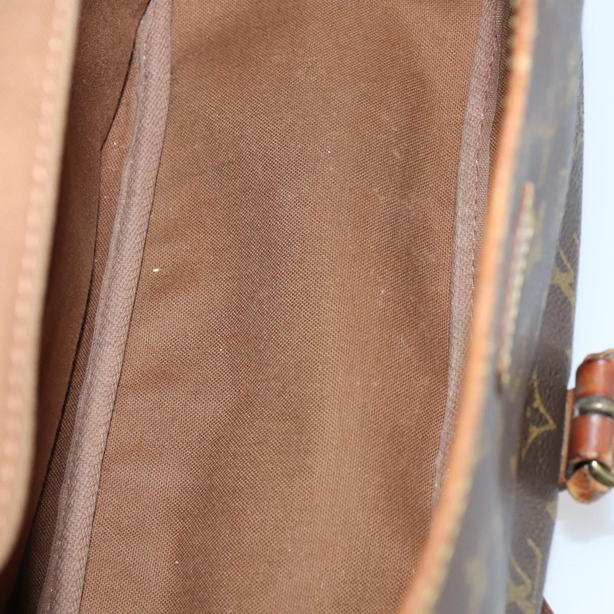 LOUIS VUITTON Monogram Saumur 35 Shoulder Bag M42254 LV Auth 142508