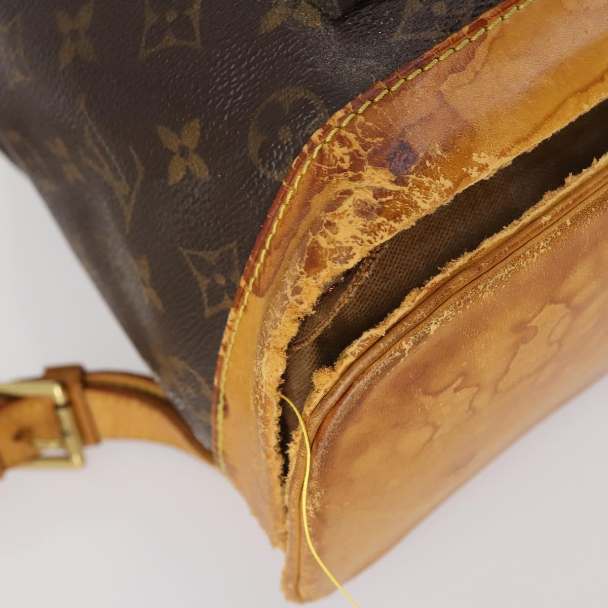 LOUIS VUITTON Monogram Montsouris GM Backpack M51135 LV Auth 142510