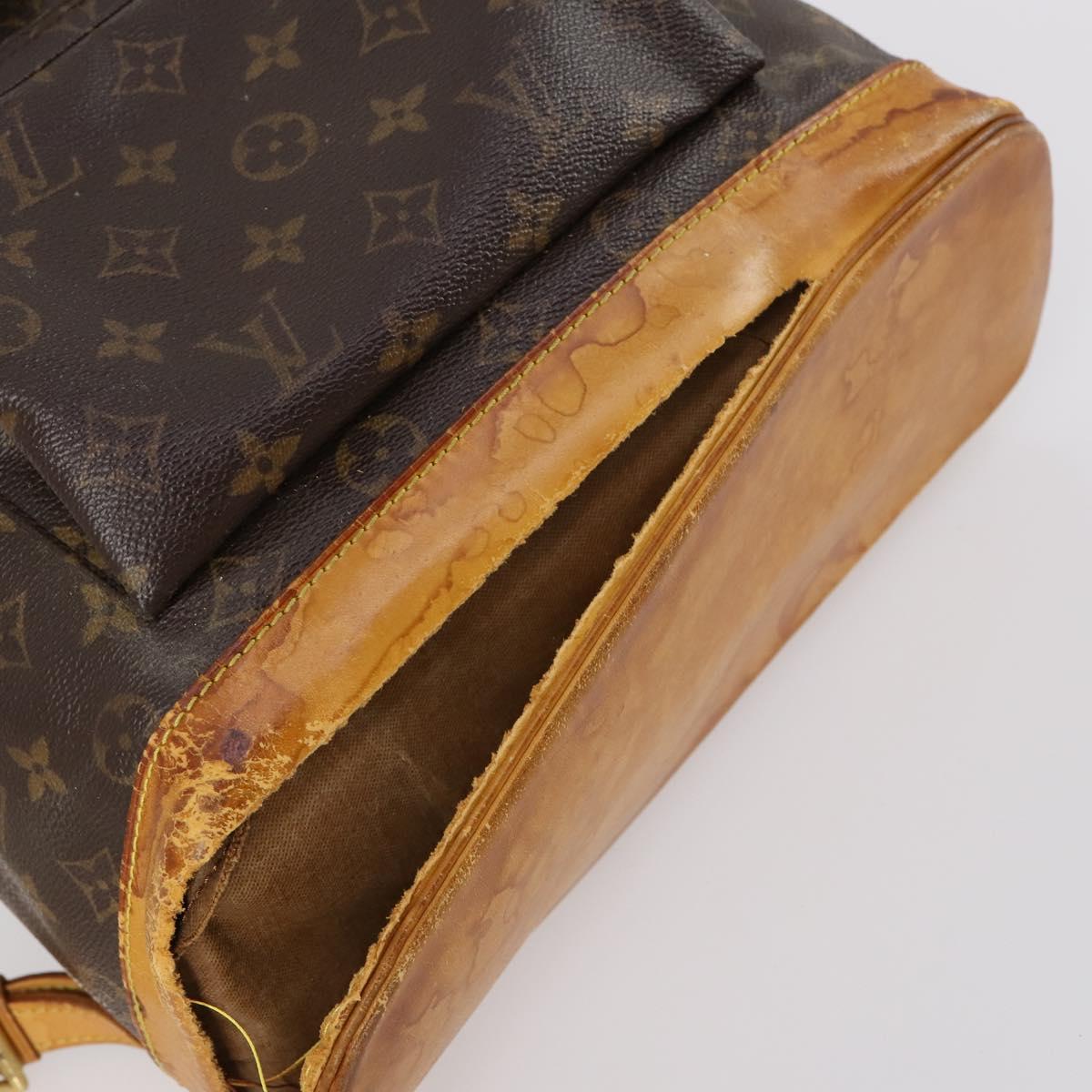 LOUIS VUITTON Monogram Montsouris GM Backpack M51135 LV Auth 142510