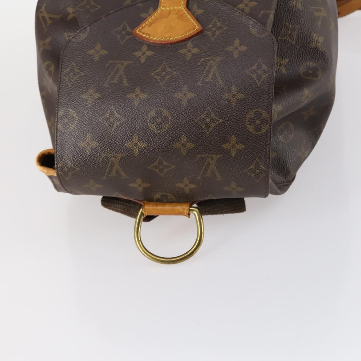 LOUIS VUITTON Monogram Montsouris GM Backpack M51135 LV Auth 142510
