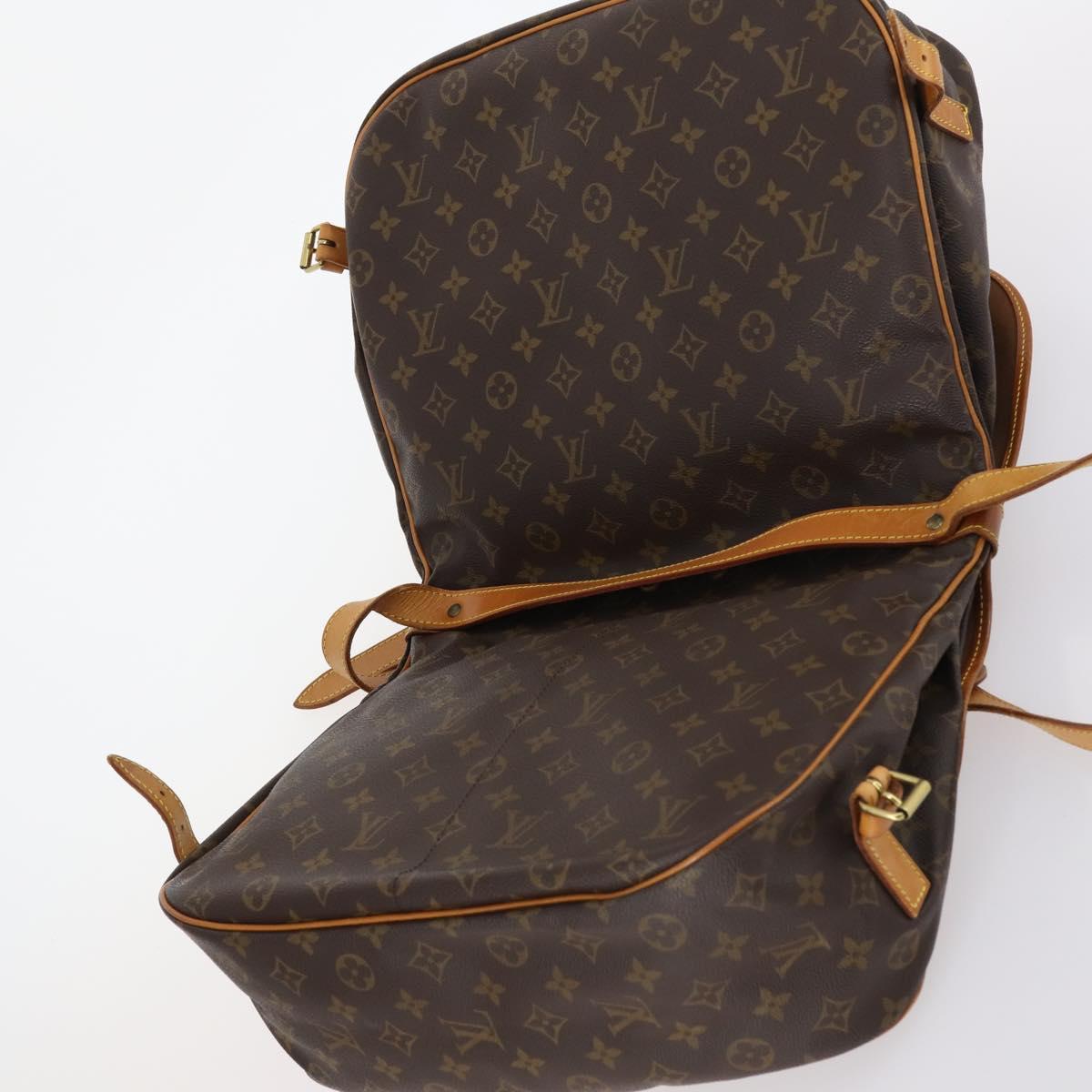 LOUIS VUITTON Monogram Saumur 35 Shoulder Bag M42254 LV Auth 142511