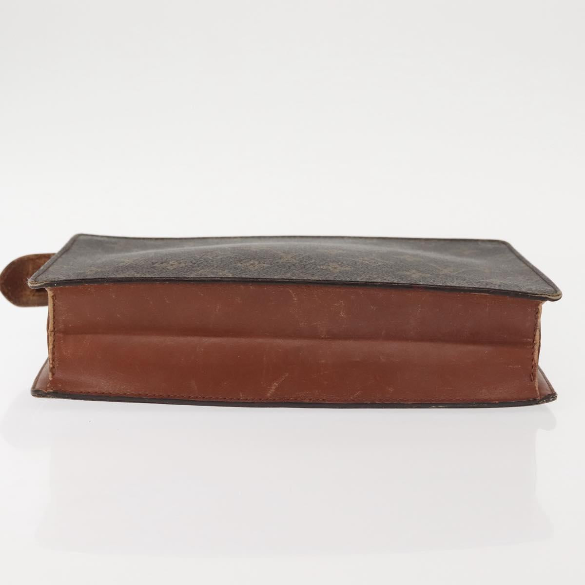 LOUIS VUITTON Monogram Pochette Homme Clutch Bag M51795 LV Auth 142513