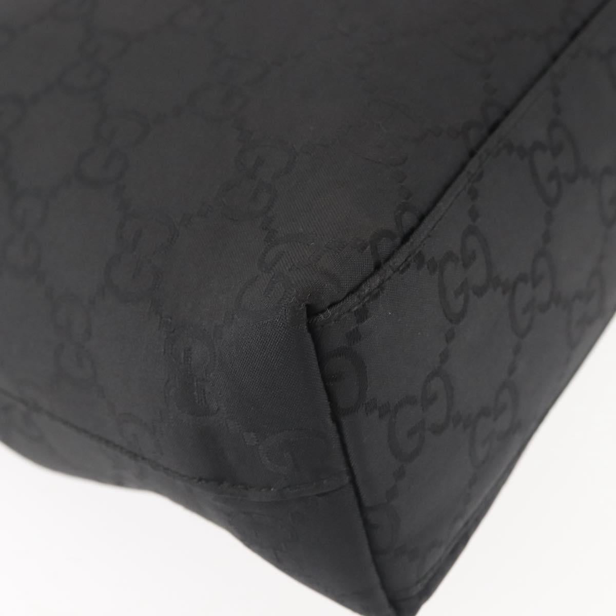 GUCCI GG Canvas Tote Bag Black 001 3102 Auth 142519