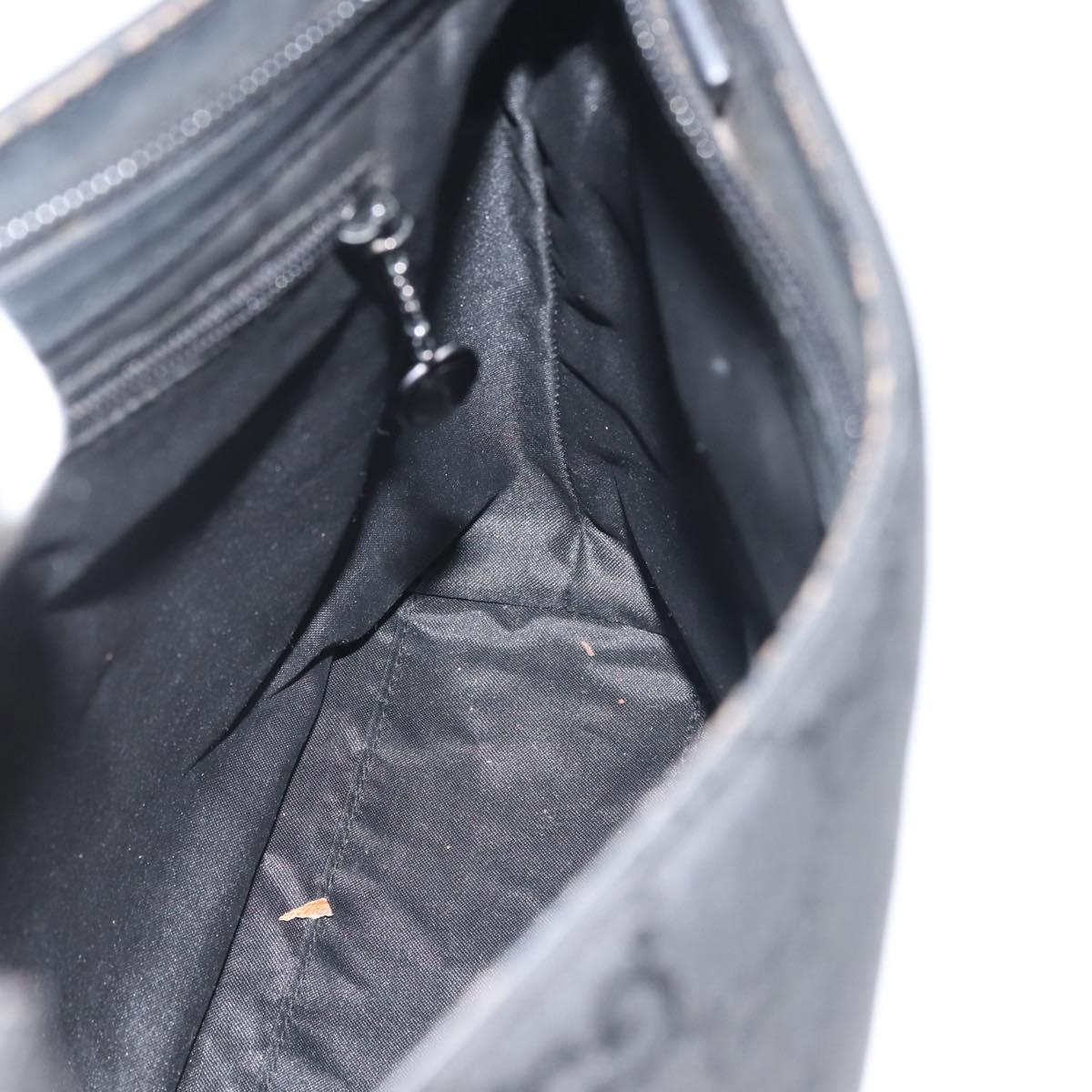 GUCCI GG Canvas Tote Bag Black 001 3102 Auth 142519