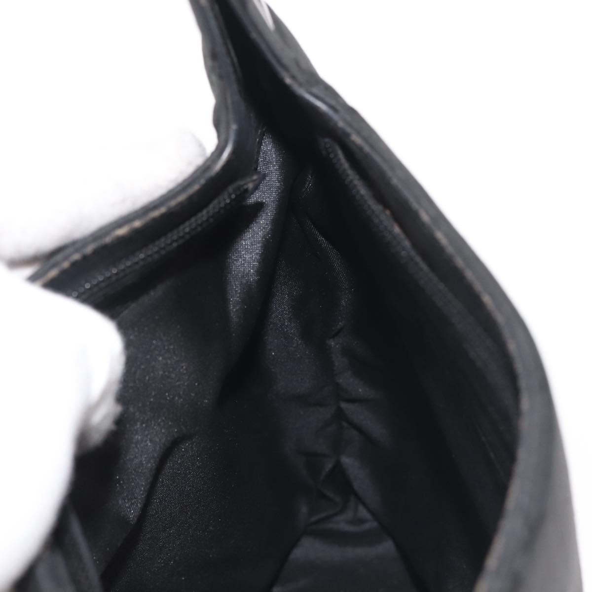 GUCCI GG Canvas Tote Bag Black 001 3102 Auth 142519