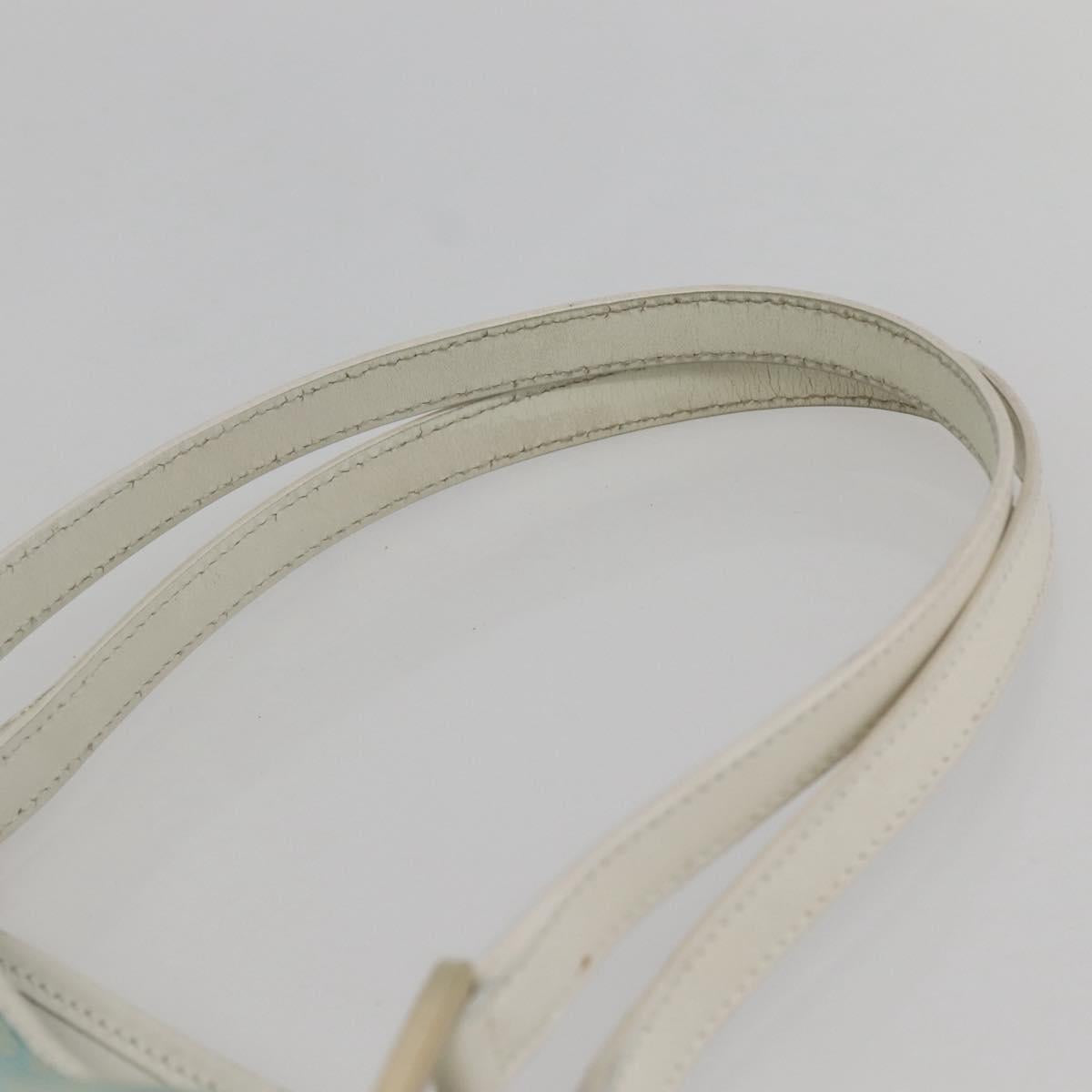 GUCCI GG Canvas Tote Bag Light Blue Gold 002 1098 3444 Auth 142530