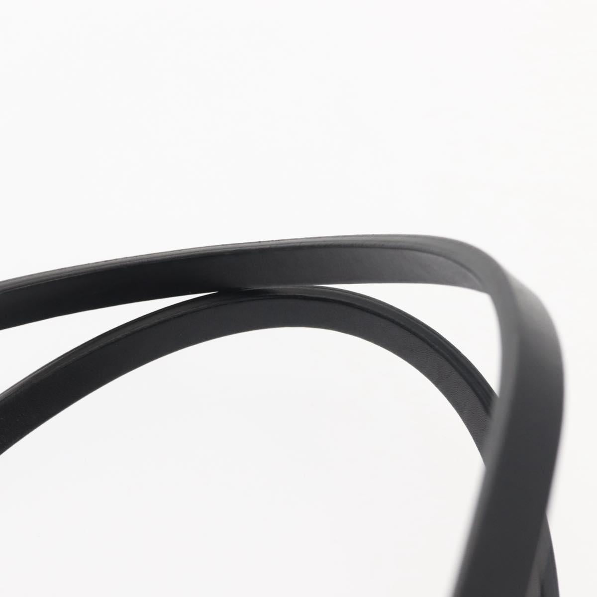 GUCCI GG Canvas Hand Bag Black Silver 94898 Auth 142537