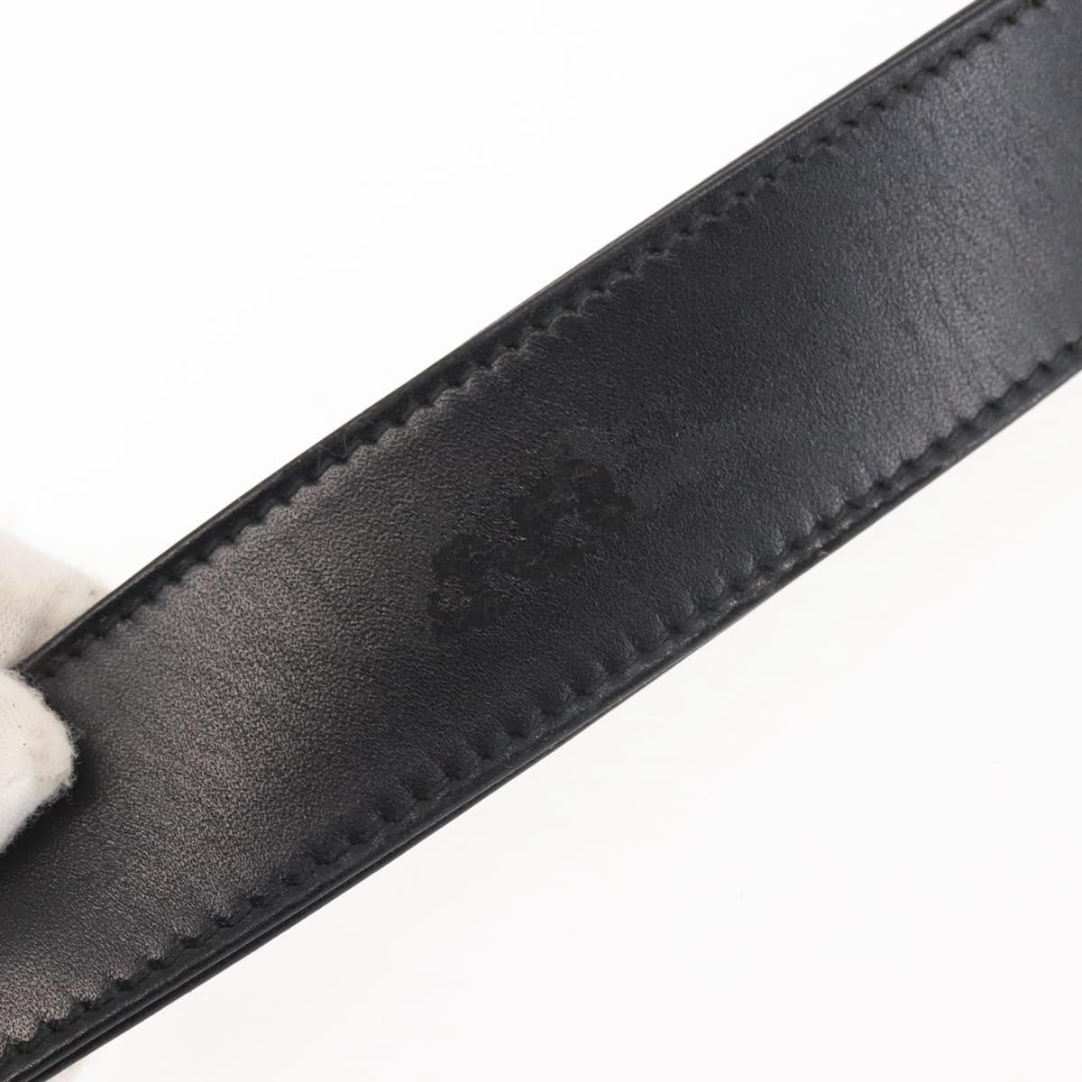 GUCCI Bamboo Hand Bag Canvas 2way Black Silver 001 1638 1705 Auth 142542