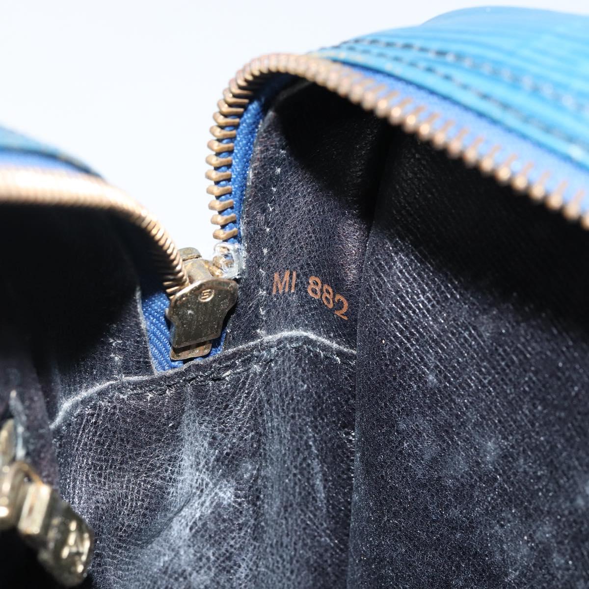 LOUIS VUITTON Epi Trocadero 27 Shoulder Bag Blue M52315 LV Auth 142606