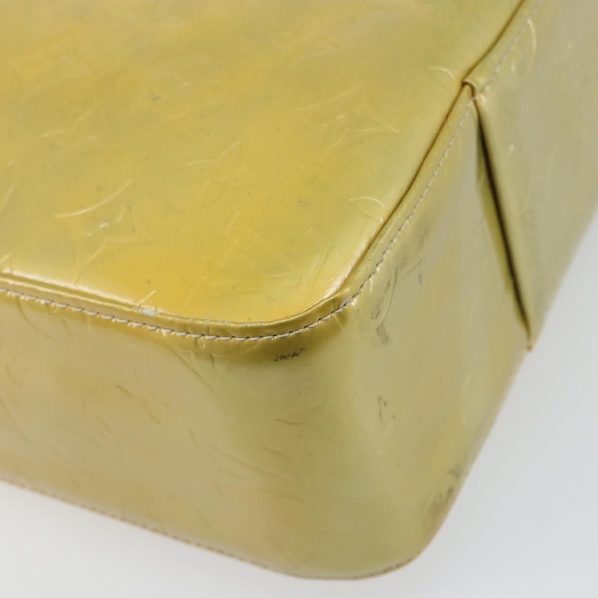 LOUIS VUITTON Monogram Vernis Columbus Tote Bag Gris M91028 LV Auth 142612