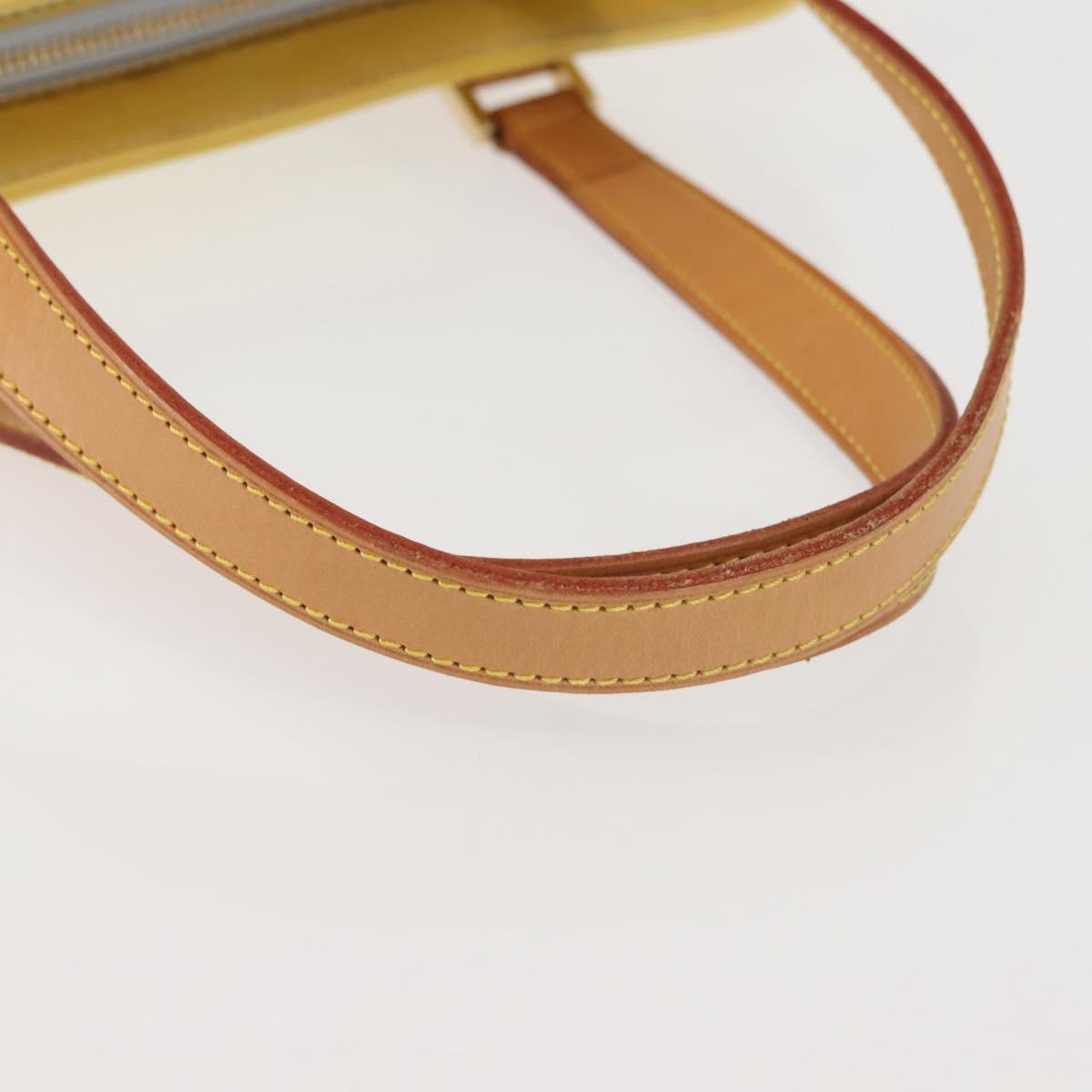 LOUIS VUITTON Monogram Vernis Houston Hand Bag Gris M91053 LV Auth 142613