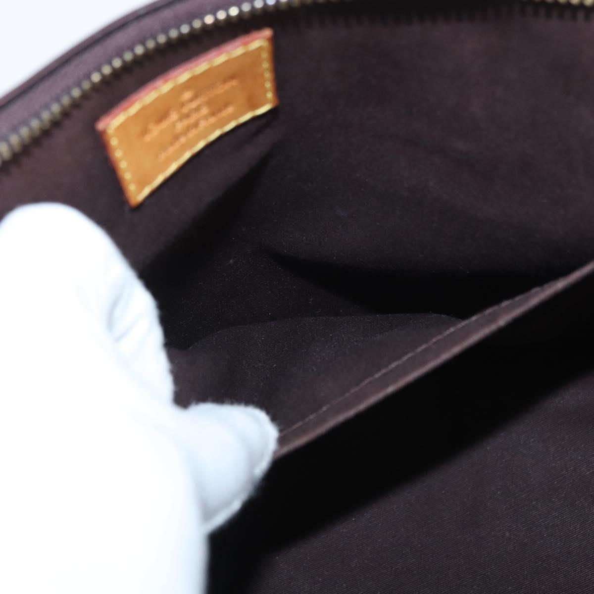 LOUIS VUITTON Monogram Vernis Bellevue GM Tote Bag Amarante M93589 Auth 142614
