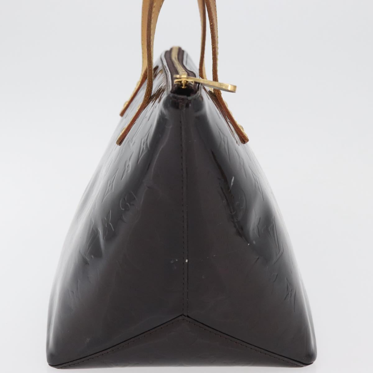 LOUIS VUITTON Monogram Vernis Bellevue GM Tote Bag Amarante M93589 Auth 142614