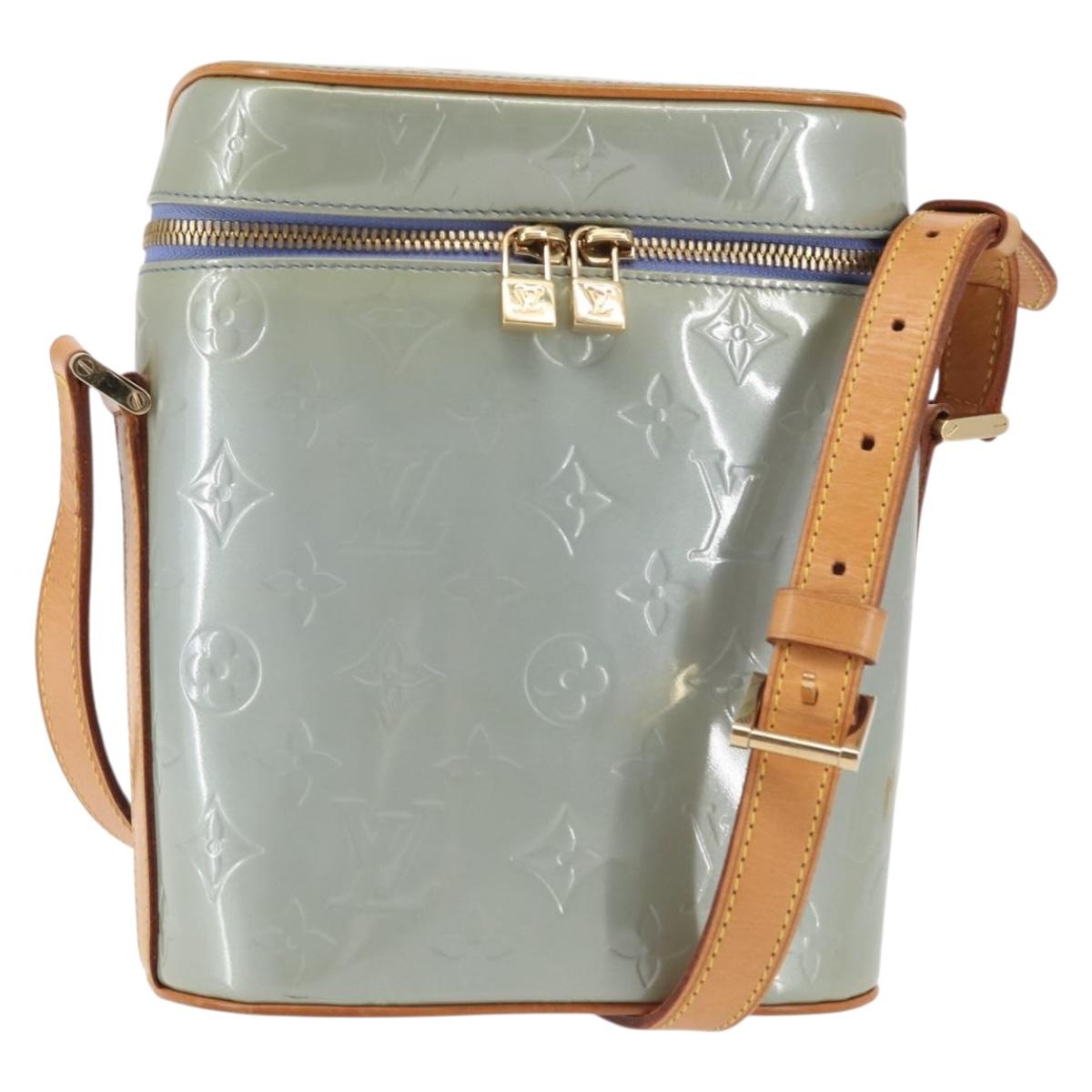 LOUIS VUITTON Monogram Vernis Sullivan Vertical Bag Lavande M91258 Auth 142617