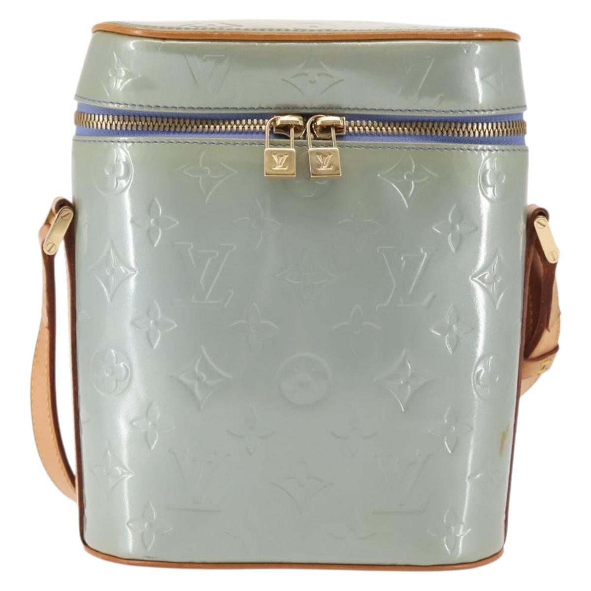 LOUIS VUITTON Monogram Vernis Sullivan Vertical Bag Lavande M91258 Auth 142617