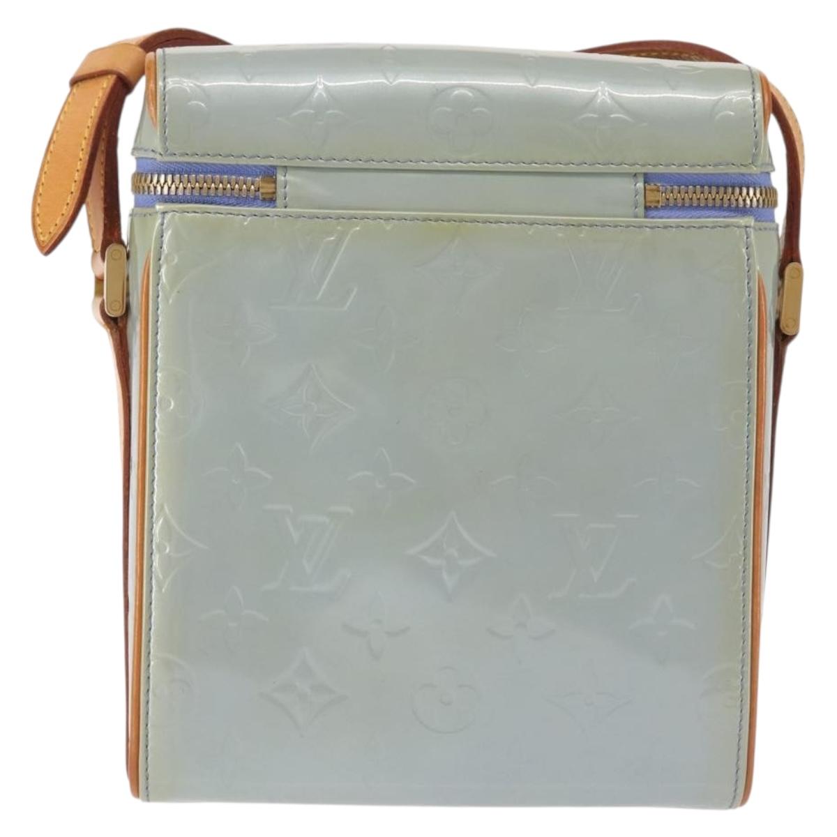 LOUIS VUITTON Monogram Vernis Sullivan Vertical Bag Lavande M91258 Auth 142617