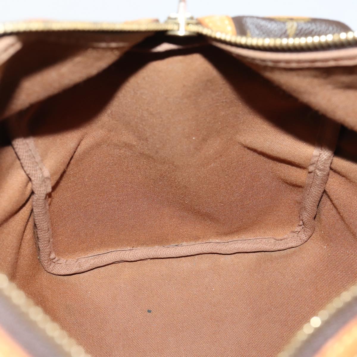 LOUIS VUITTON Monogram Sac Souple 35 Boston Bag M41626 LV Auth 142621