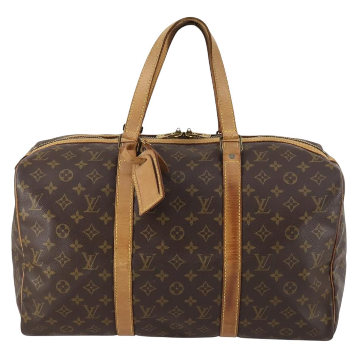 LOUIS VUITTON Monogram Sac Souple 45 Boston Bag M41624 LV Auth 142622