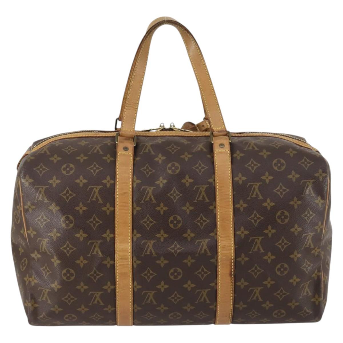LOUIS VUITTON Monogram Sac Souple 45 Boston Bag M41624 LV Auth 142622