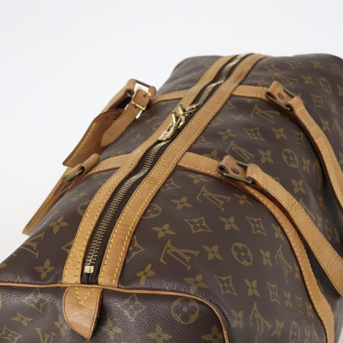 LOUIS VUITTON Monogram Sac Souple 45 Boston Bag M41624 LV Auth 142622
