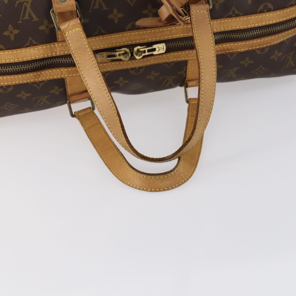 LOUIS VUITTON Monogram Sac Souple 45 Boston Bag M41624 LV Auth 142622