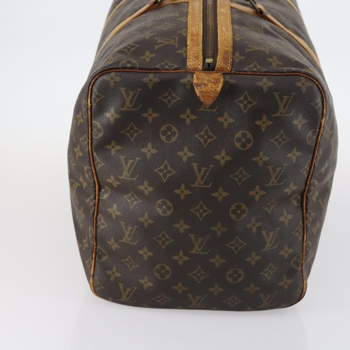 LOUIS VUITTON Monogram Sac Spool 55 Boston Bag Vintage M41622 LV Auth 142624