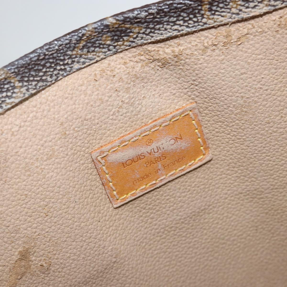 LOUIS VUITTON Monogram Sac Plat Hand Bag M51140 LV Auth 142639