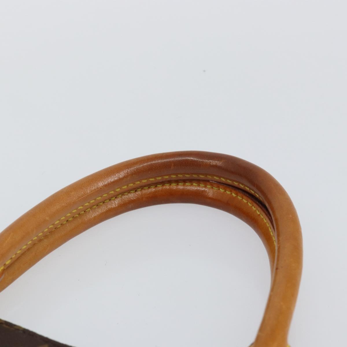 LOUIS VUITTON Monogram Sac Plat Hand Bag M51140 LV Auth 142639