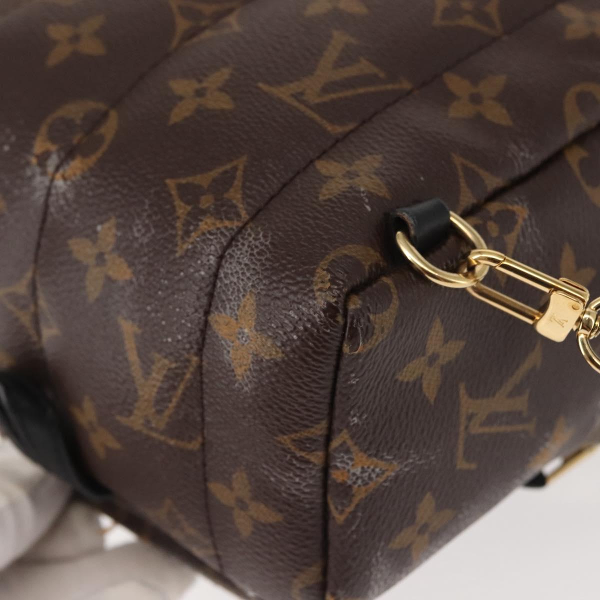 LOUIS VUITTON Monogram Palm Springs MINI Backpack M44873 LV Auth 142640