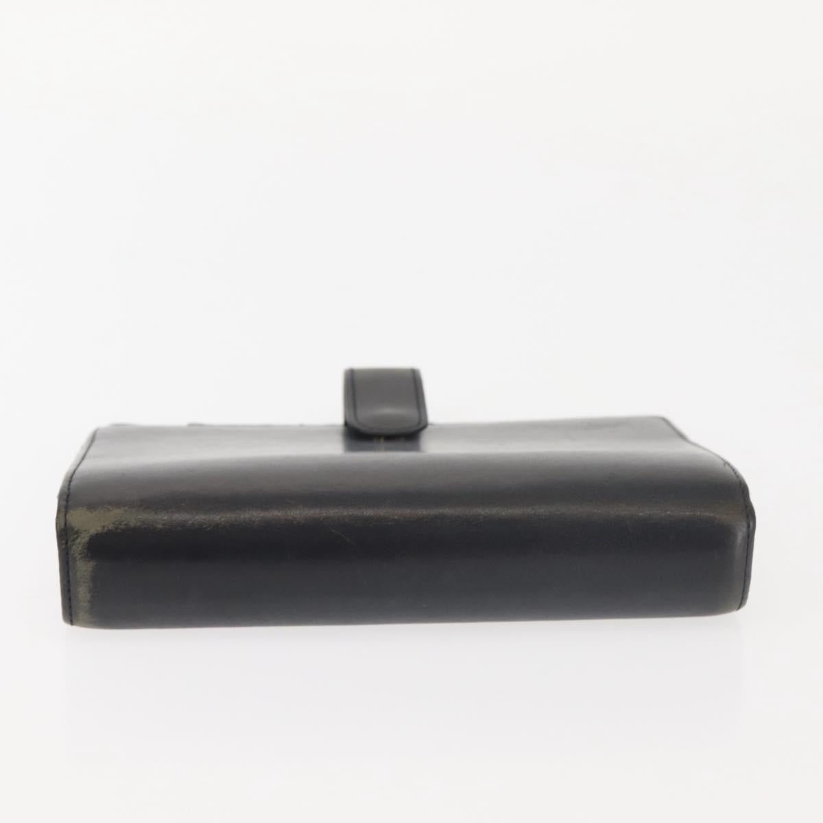 LOUIS VUITTON Nomad Agenda MM Day Planner Cover Black R20478 LV Auth 142704