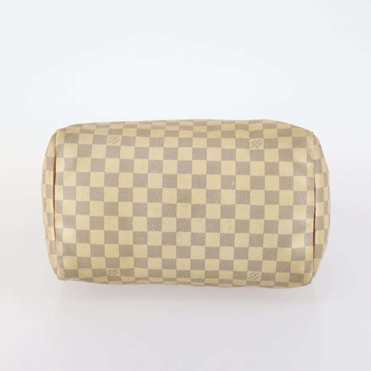 LOUIS VUITTON Damier Azur Speedy 30 Hand Bag N41533 LV Auth 142705
