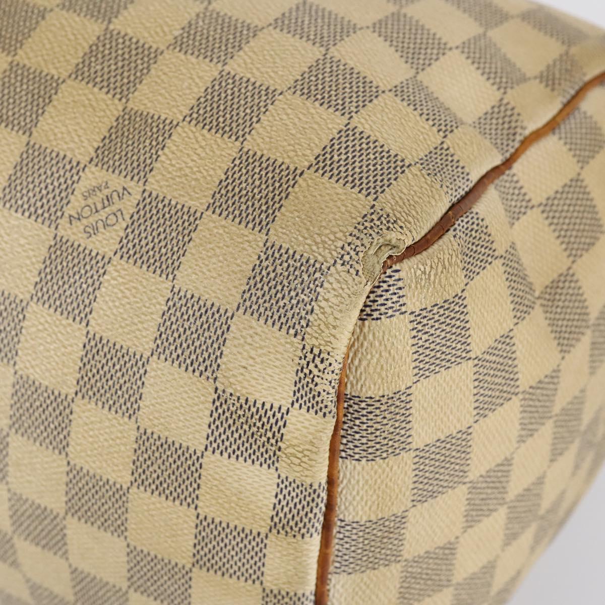 LOUIS VUITTON Damier Azur Speedy 30 Hand Bag N41533 LV Auth 142705