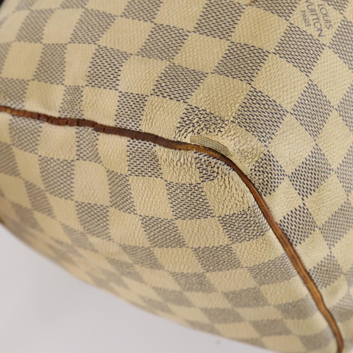 LOUIS VUITTON Damier Azur Speedy 30 Hand Bag N41533 LV Auth 142705