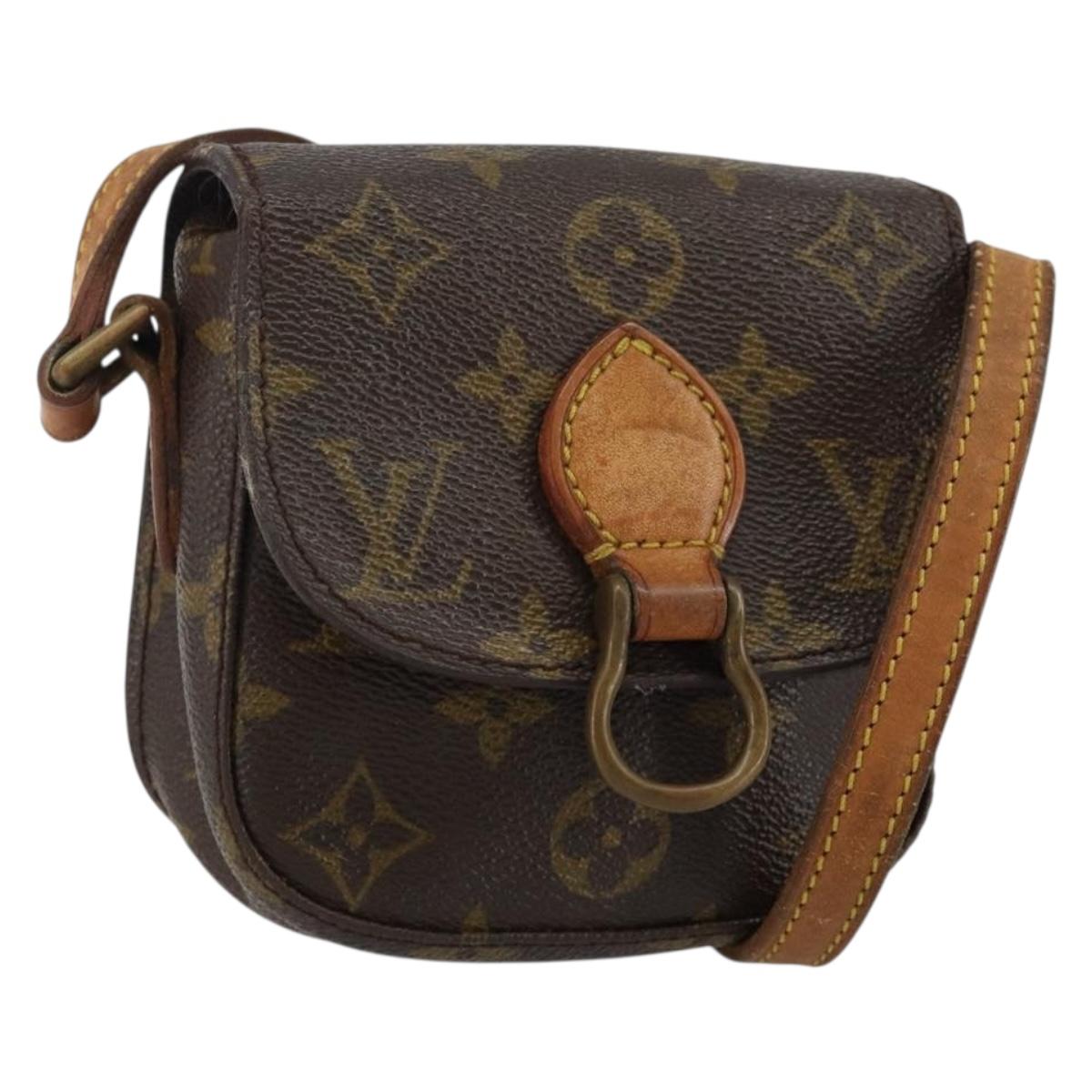LOUIS VUITTON Monogram Bebe Monogram Saint Cloud Bag M51245 LV Auth 142712