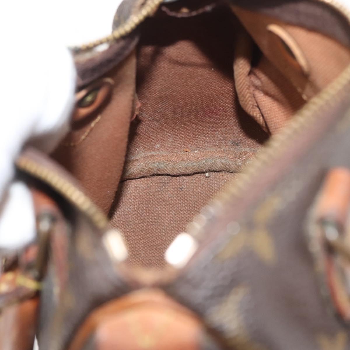 LOUIS VUITTON Monogram Mini Speedy Hand Bag M41534 LV Auth 142713