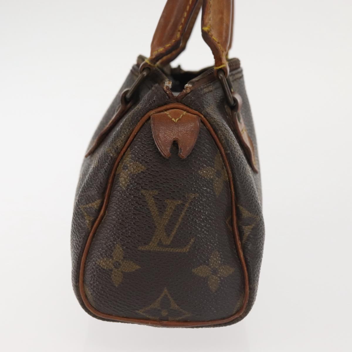 LOUIS VUITTON Monogram Mini Speedy Hand Bag M41534 LV Auth 142713
