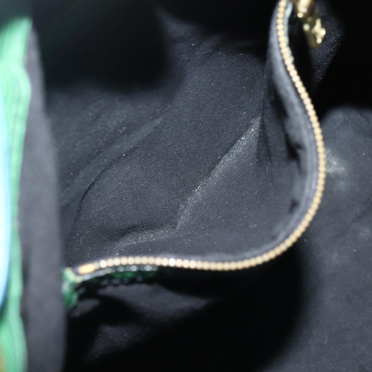 LOUIS VUITTON Epi Noe Shoulder Bag Bicolor Green Blue M44044 LV Auth 142714