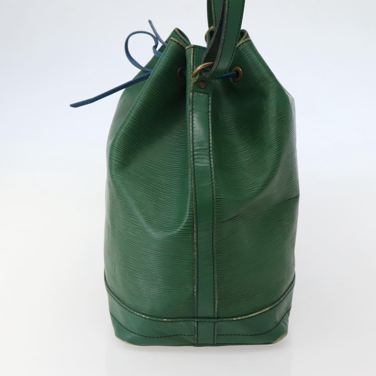 LOUIS VUITTON Epi Noe Shoulder Bag Bicolor Green Blue M44044 LV Auth 142714