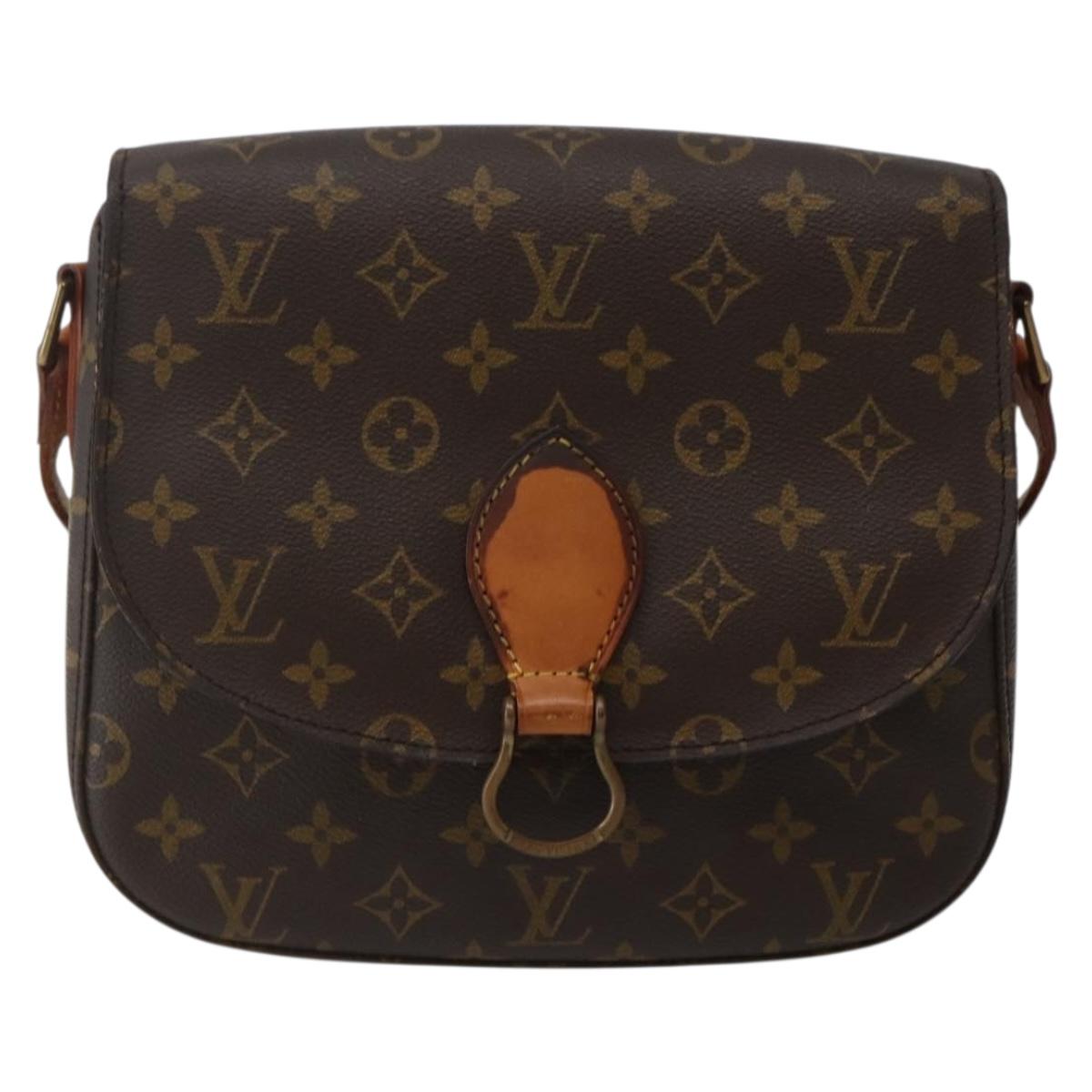 LOUIS VUITTON Monogram Saint Cloud GM Shoulder Bag M51242 LV Auth 142717