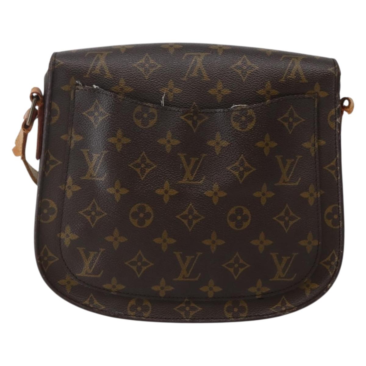 LOUIS VUITTON Monogram Saint Cloud GM Shoulder Bag M51242 LV Auth 142719
