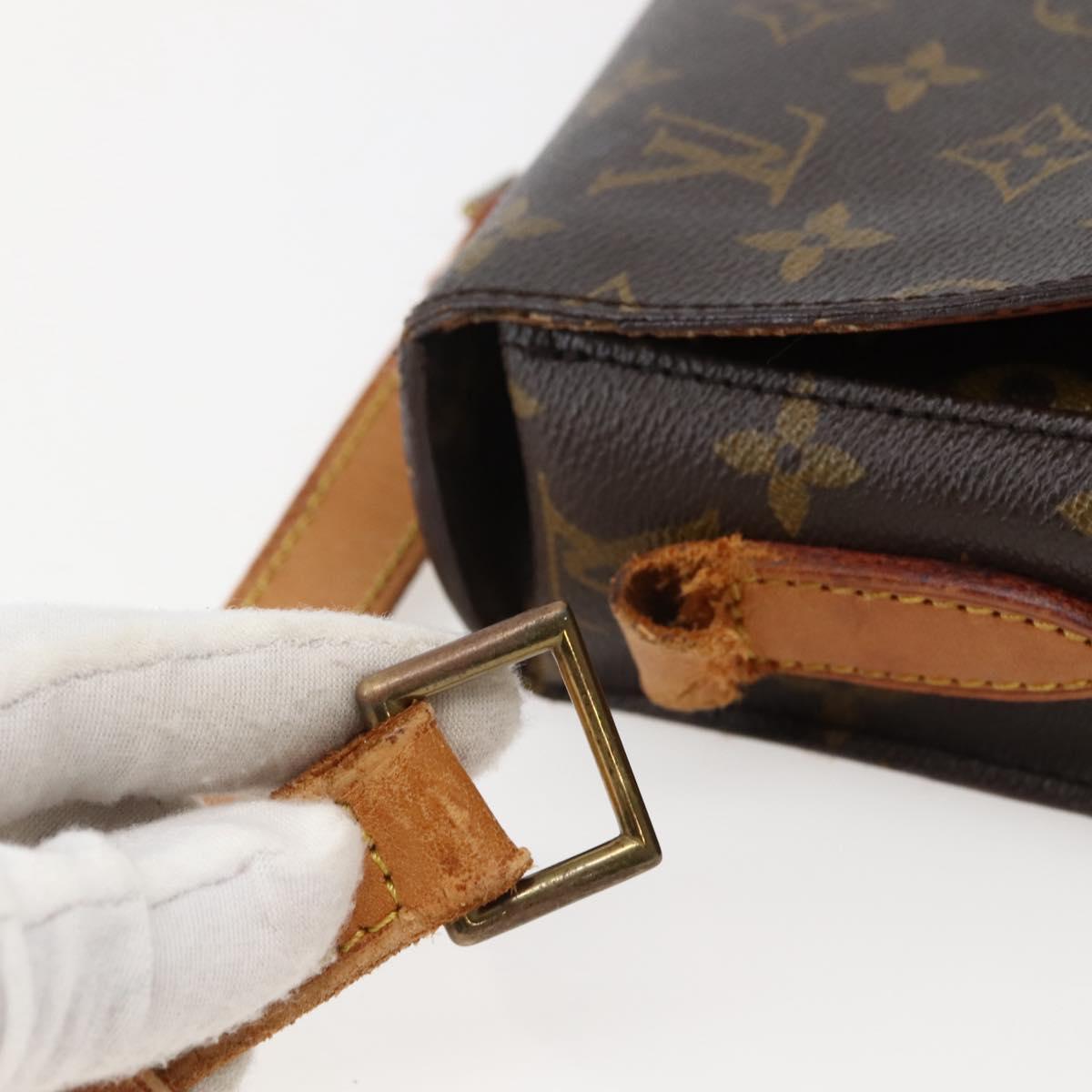 LOUIS VUITTON Monogram Saint Cloud GM Shoulder Bag M51242 LV Auth 142719