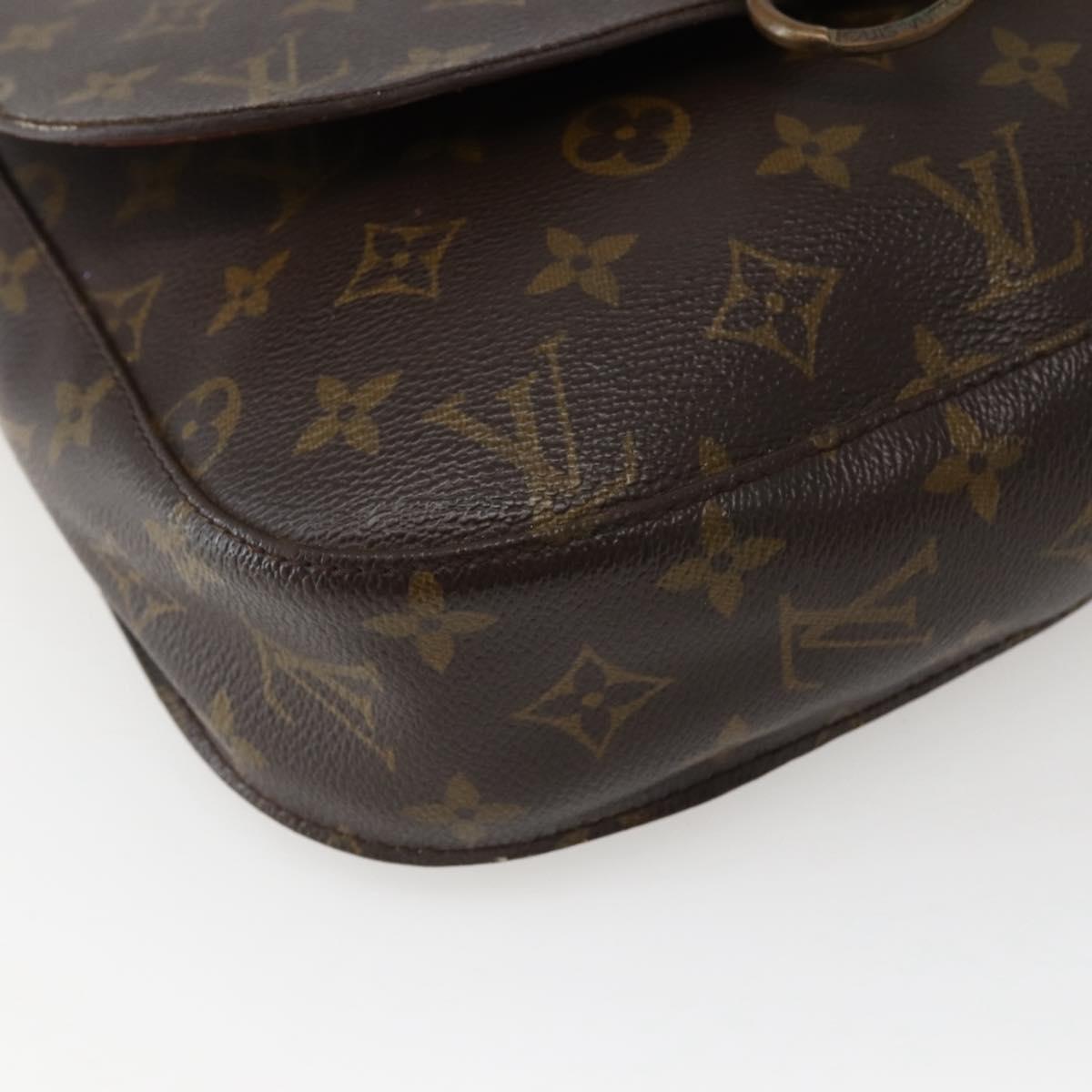 LOUIS VUITTON Monogram Saint Cloud GM Shoulder Bag M51242 LV Auth 142721