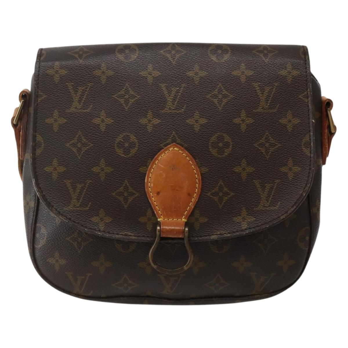 LOUIS VUITTON Monogram Saint Cloud GM Shoulder Bag M51242 LV Auth 142721