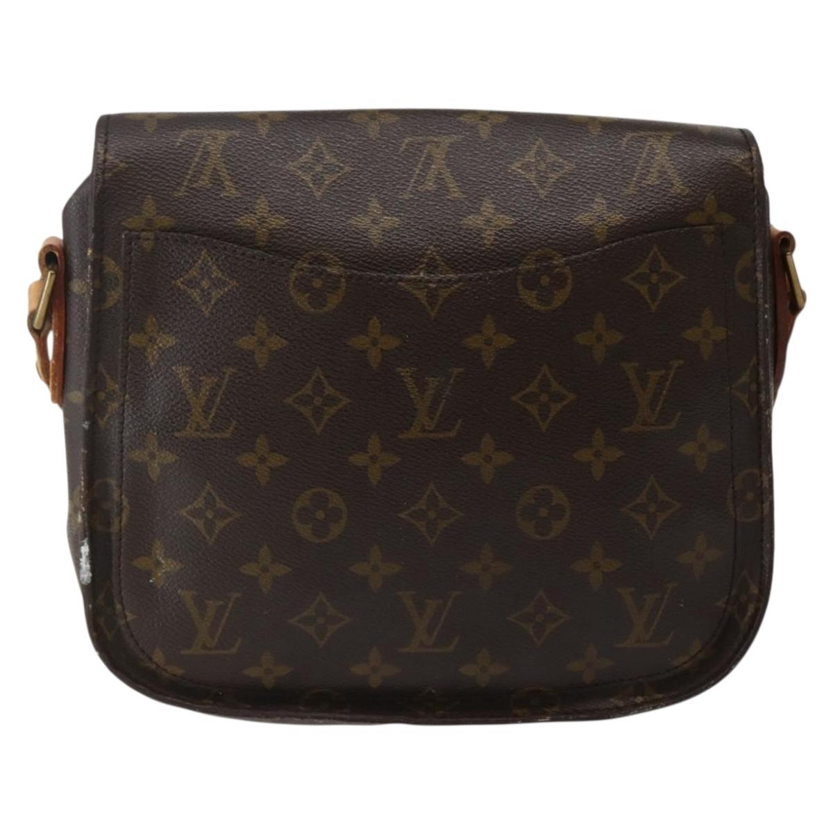 LOUIS VUITTON Monogram Saint Cloud GM Shoulder Bag M51242 LV Auth 142721